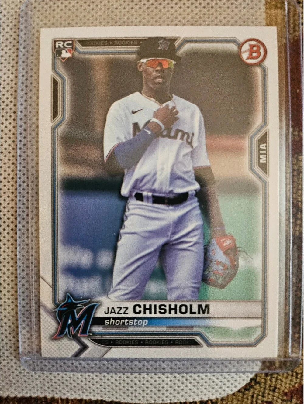 Jazz Chisholm #71 [Rookie] - 2021 Bowman - Miami Marlins